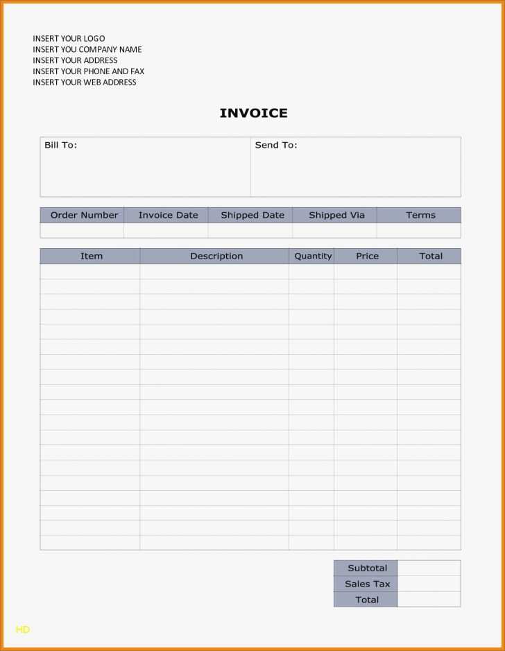 54 Online Blank Invoice Template For Mac Templates by Blank Invoice Template For Mac