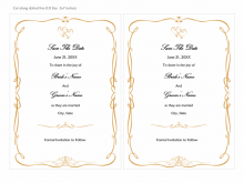 54 Printable Card Template 2 Per Page PSD File by Card Template 2 Per Page