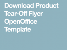 54 Printable Tear Off Flyer Template Open Office in Photoshop for Tear Off Flyer Template Open Office