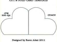 Blank Quarter Fold Card Template For Word