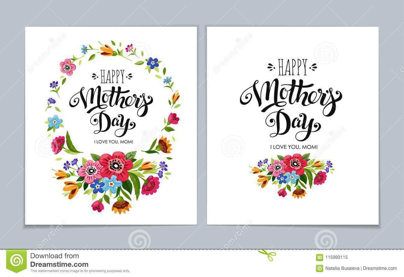 54 Report Happy Mother S Day Card Template in Photoshop with Happy Mother S Day Card Template
