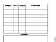 54 Report Homeschool Report Card Template Word For Free with Homeschool Report Card Template Word