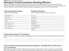 54 Standard Audit Committee Meeting Agenda Template Formating for Audit Committee Meeting Agenda Template