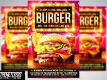 54 Standard Burger Flyer Template For Free for Burger Flyer Template