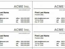 54 Standard Business Card Printing Template Word Download by Business Card Printing Template Word