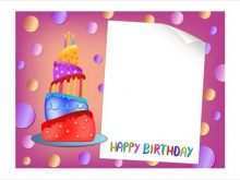 54 Standard Empty Birthday Card Template PSD File by Empty Birthday Card Template