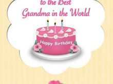 54 Standard Nana Birthday Card Template For Free by Nana Birthday Card Template