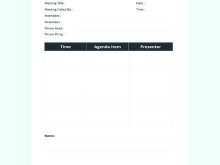 54 Standard School Council Agenda Template for Ms Word by School Council Agenda Template