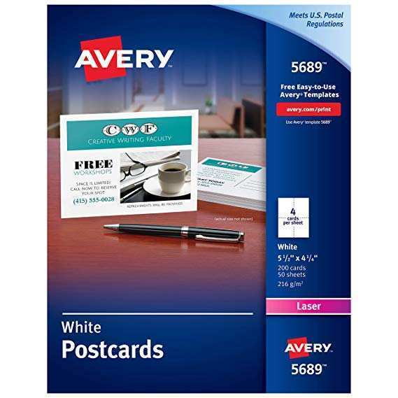 54 The Best Avery Postcard Template 5919 With Stunning Design with Avery Postcard Template 5919