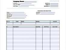 54 The Best Blank Auto Repair Invoice Template For Free by Blank Auto Repair Invoice Template