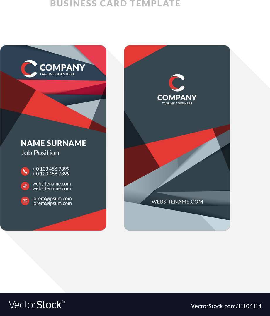 54 The Best Double Sided Business Card Template Illustrator PSD File for Double Sided Business Card Template Illustrator