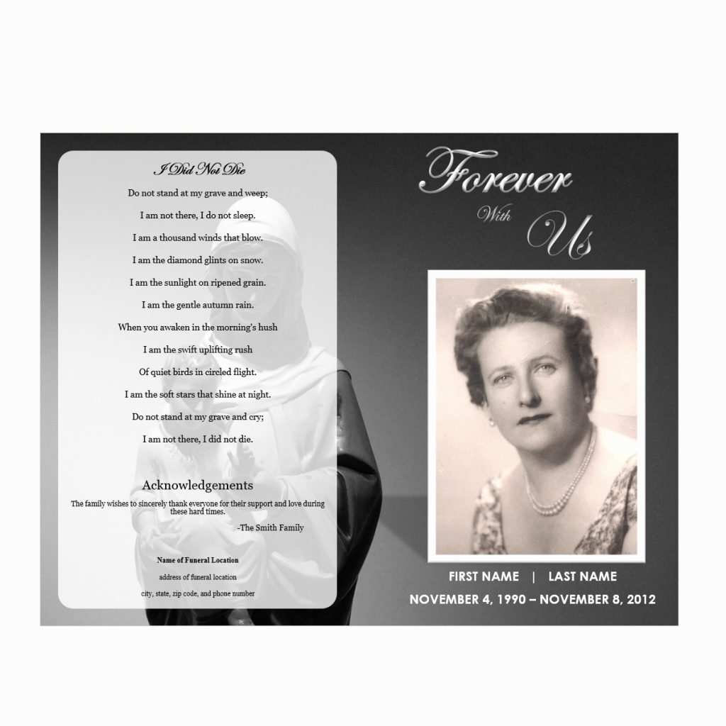 54 The Best Free Funeral Thank You Card Templates Microsoft Word Maker 