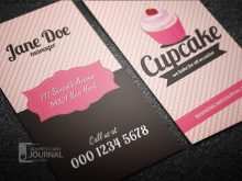 54 Visiting Cupcake Business Card Template Design Formating by Cupcake Business Card Template Design