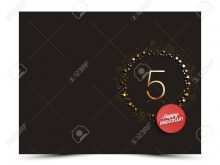 55 Adding 5 Year Anniversary Card Template Maker by 5 Year Anniversary Card Template