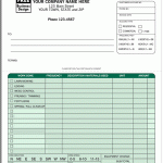 Landscape Maintenance Invoice Template