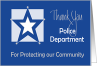 55 Best Police Officer Thank You Card Template With Stunning Design for Police Officer Thank You Card Template