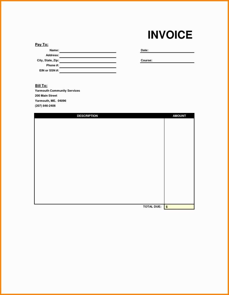 55 Blank Blank Service Invoice Template Pdf In Photoshop By Blank Service Invoice Template Pdf Cards Design Templates