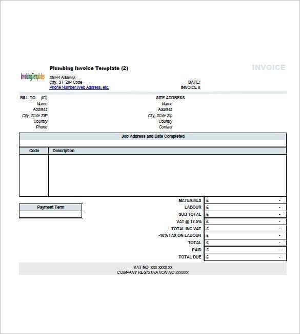55 Blank Freelance Contractor Invoice Template For Free by Freelance Contractor Invoice Template