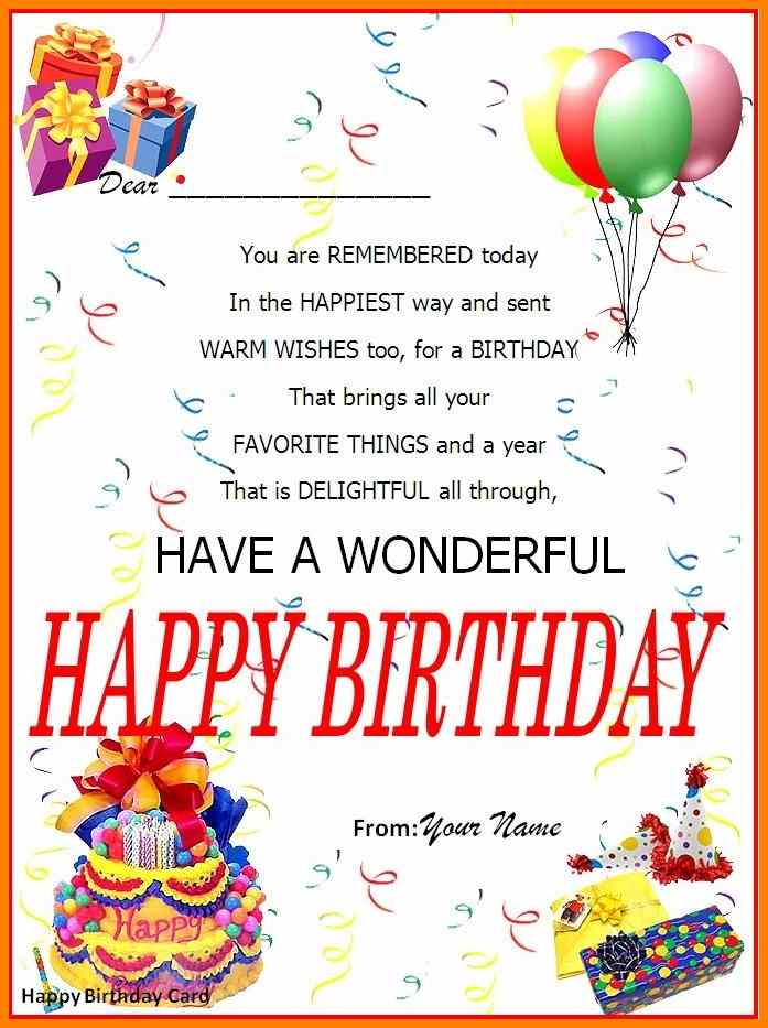55 Blank Happy Birthday Card Template For Word Maker by Happy Birthday Card Template For Word