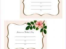 55 Blank Mother S Day Invitation Card Template Maker for Mother S Day Invitation Card Template