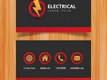 55 Business Card Template Electrician PSD File for Business Card Template Electrician