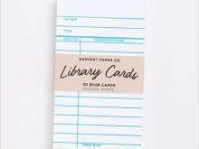 55 Create Library Checkout Card Template Printable in Photoshop with Library Checkout Card Template Printable