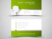 55 Create Name Card Template Green Formating with Name Card Template Green