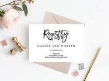 55 Create Wedding Registry Card Templates Templates for Wedding Registry Card Templates