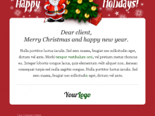 Christmas Card Newsletter Template