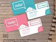 55 Creating Cute Name Card Template With Stunning Design by Cute Name Card Template