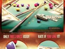 55 Creating Free Pool Tournament Flyer Template Maker for Free Pool Tournament Flyer Template