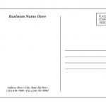 Postcard Template A5