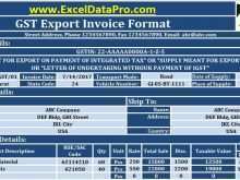 55 Creative Export Invoice Format Under Gst Download with Export Invoice Format Under Gst