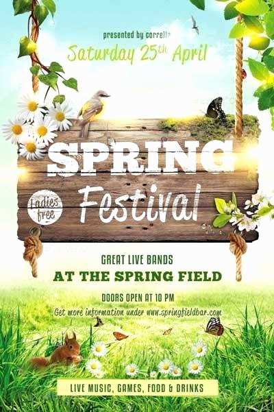 55 Creative Spring Flyer Template Word Layouts with Spring Flyer Template Word