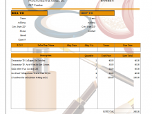 55 Customize Makeup Artist Invoice Template Excel Templates for Makeup Artist Invoice Template Excel