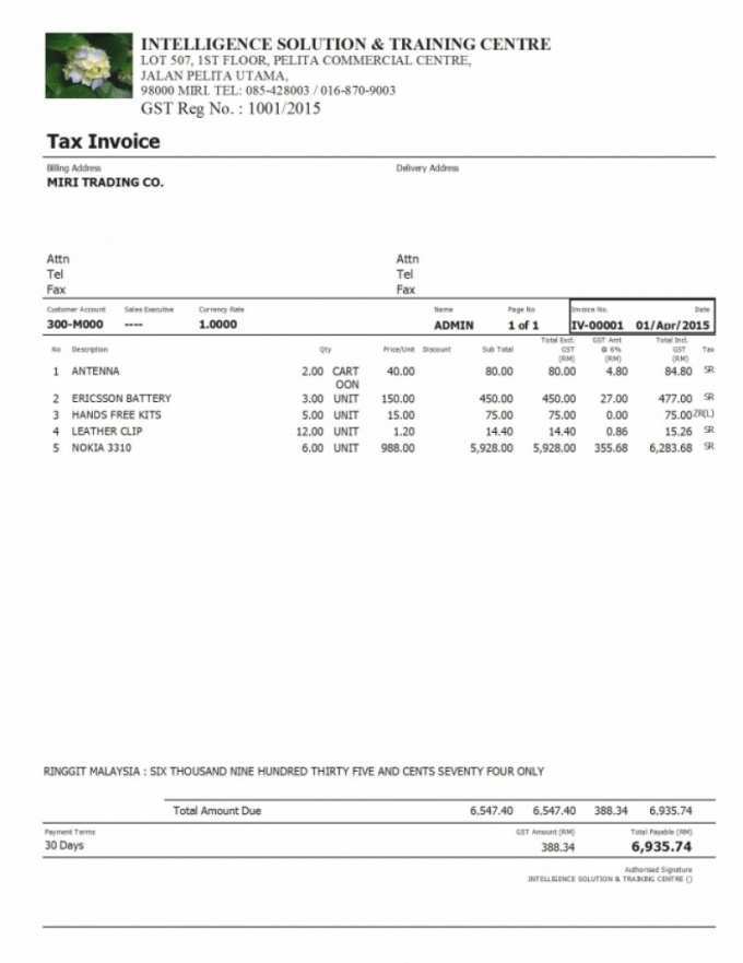 55 Customize Our Free Tax Invoice Example Malaysia Photo with Tax Invoice Example Malaysia