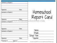 55 Format Homeschool Report Card Template Pdf With Stunning Design with Homeschool Report Card Template Pdf