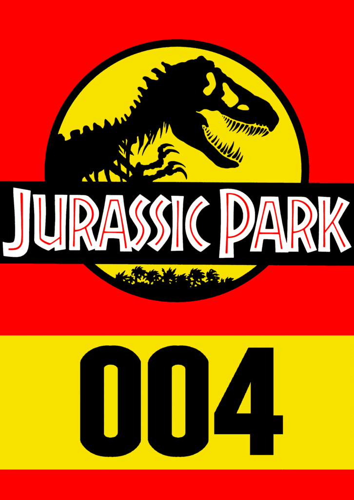 Jurassic Park Badge Template