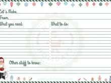55 Format Template For Christmas Recipe Card Download by Template For Christmas Recipe Card
