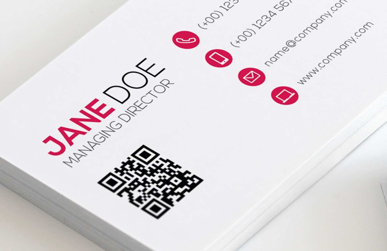 21 Free Business Card Templates With Qr Code in Word by Business In Qr Code Business Card Template