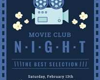 55 Free Free Movie Night Flyer Template With Stunning Design with Free Movie Night Flyer Template