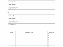 55 Free Printable Independent Contractor Billing Invoice Template in Word with Independent Contractor Billing Invoice Template