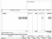 55 Free Printable Tax Invoice Template With Gst Now with Tax Invoice Template With Gst