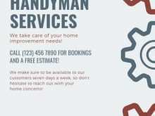 Handyman Flyer Template Free