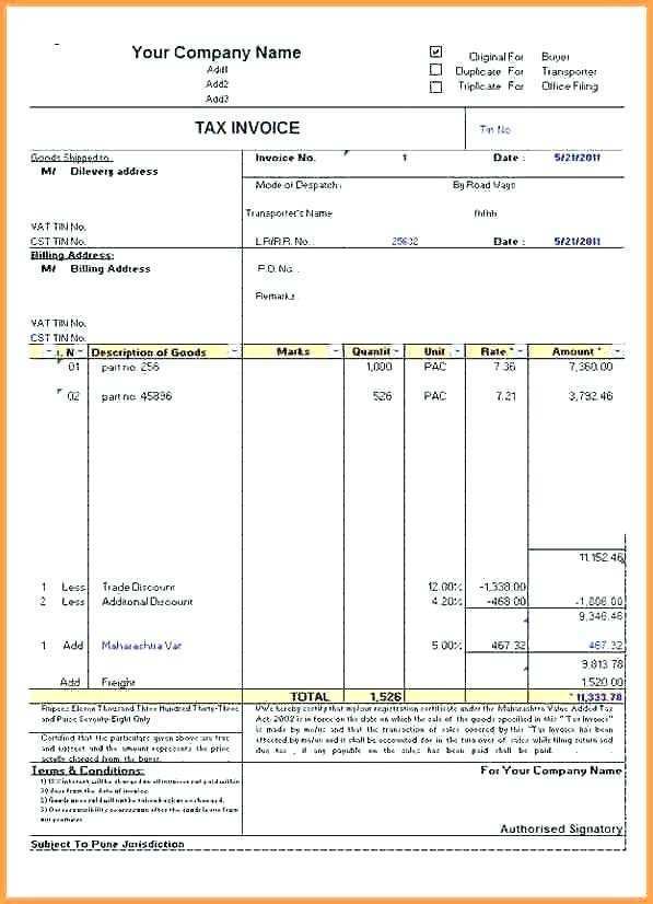 55 How To Create Hotel Tax Invoice Template Formating by Hotel Tax ...