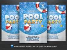55 How To Create Pool Party Flyer Template With Stunning Design for Pool Party Flyer Template