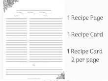 55 Online Recipe Card Template 2 Per Page PSD File with Recipe Card Template 2 Per Page