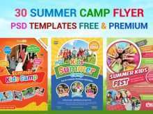 55 Online Summer Camp Flyer Template in Photoshop by Summer Camp Flyer Template