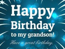 55 Printable Birthday Card Template For Grandson With Stunning Design for Birthday Card Template For Grandson