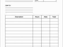 55 Printable Blank Invoice Template For Hours Worked Now by Blank Invoice Template For Hours Worked
